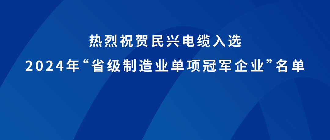 民興榮獲廣東省制造業(yè)單項(xiàng)冠軍！